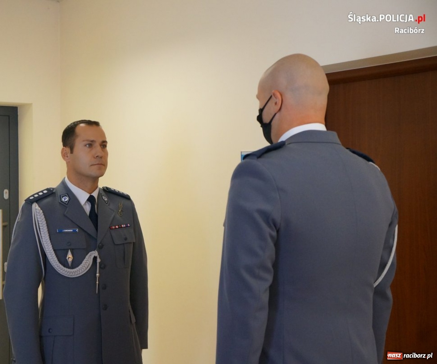 Zdjęcie w galerii na portalu naszraciborz.pl: Nowi policjanci w Raciborzu złożyli ślubowanie  wiadomości z regionu