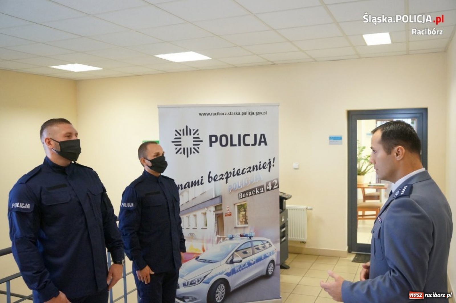 Zdjęcie w galerii na portalu naszraciborz.pl: Nowi policjanci w Raciborzu złożyli ślubowanie  wiadomości z regionu