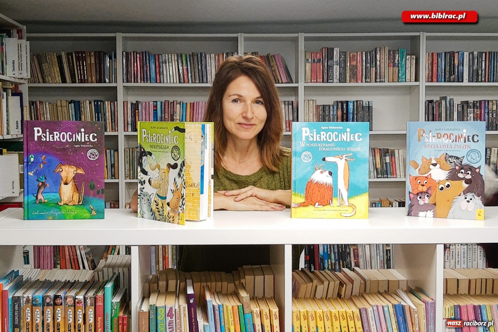 Zdjęcie w galerii na portalu naszraciborz.pl: Agata Widzowska gościem biblioteki w Brzeziu  wiadomości z regionu