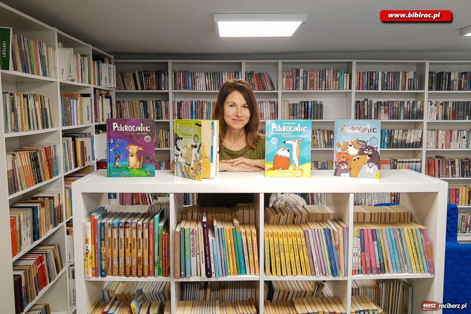 Zdjęcie w galerii na portalu naszraciborz.pl: Agata Widzowska gościem biblioteki w Brzeziu  wiadomości z regionu