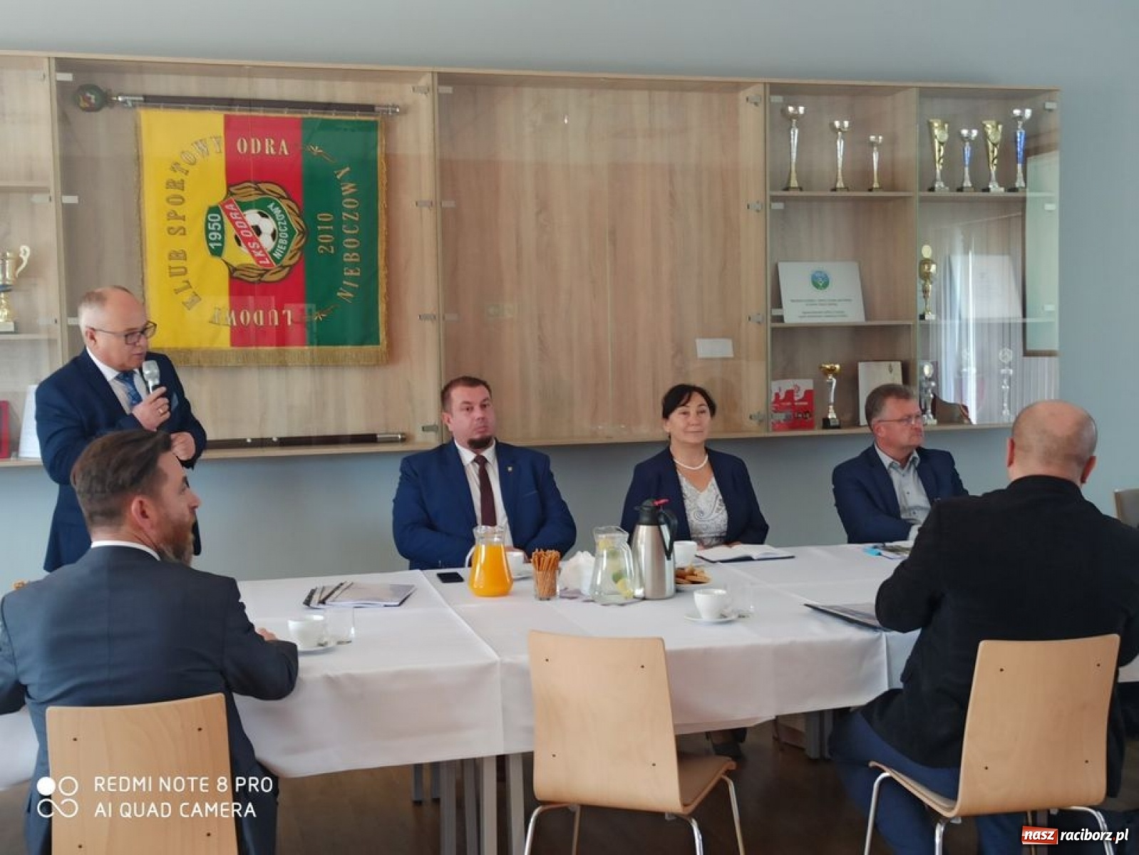 Zdjęcie w galerii na portalu naszraciborz.pl: O kanale Odra-Dunaj-Łaba na konwencie w Nieboczowach wiadomości z regionu