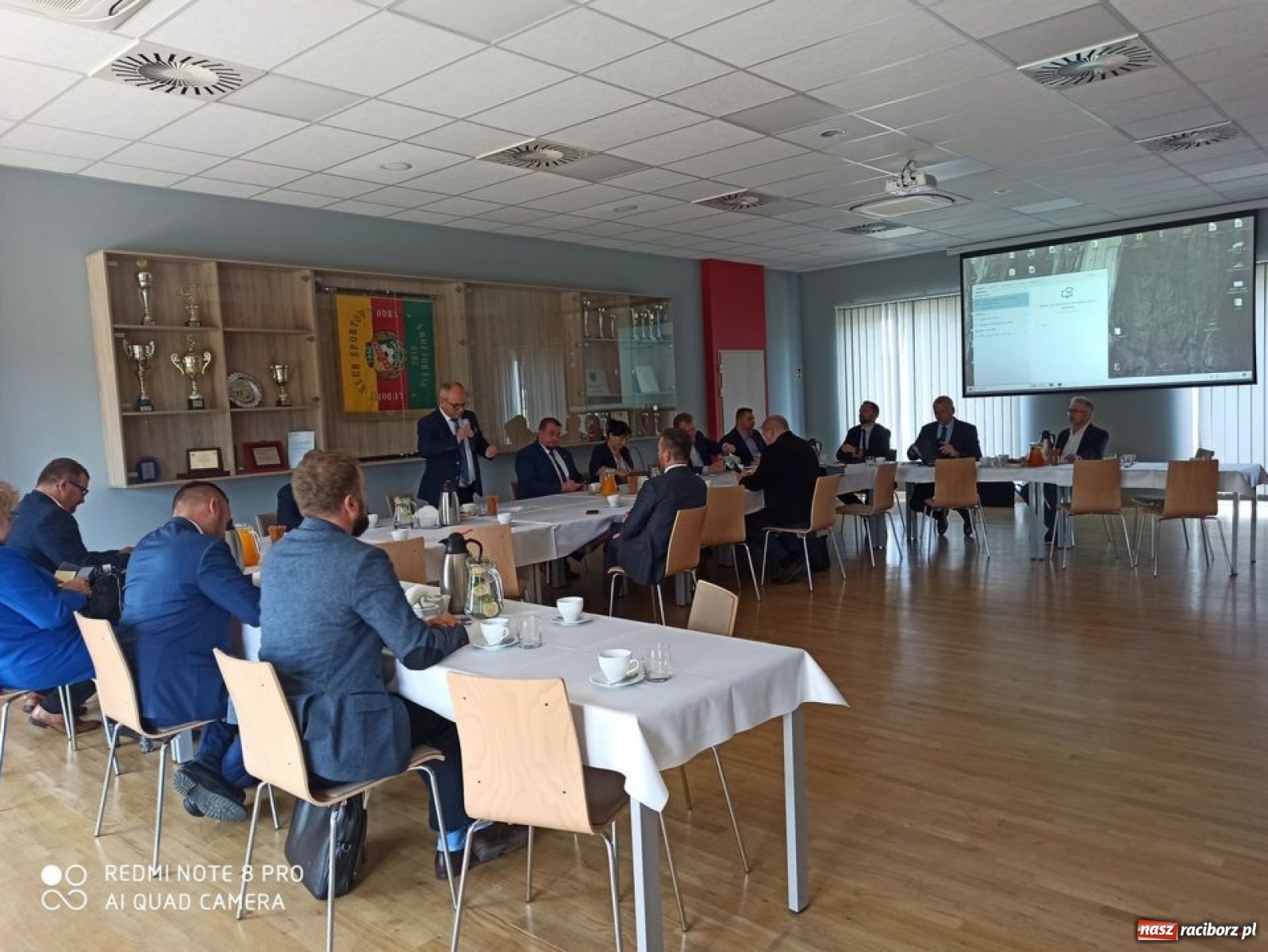 Zdjęcie w galerii na portalu naszraciborz.pl: O kanale Odra-Dunaj-Łaba na konwencie w Nieboczowach wiadomości z regionu