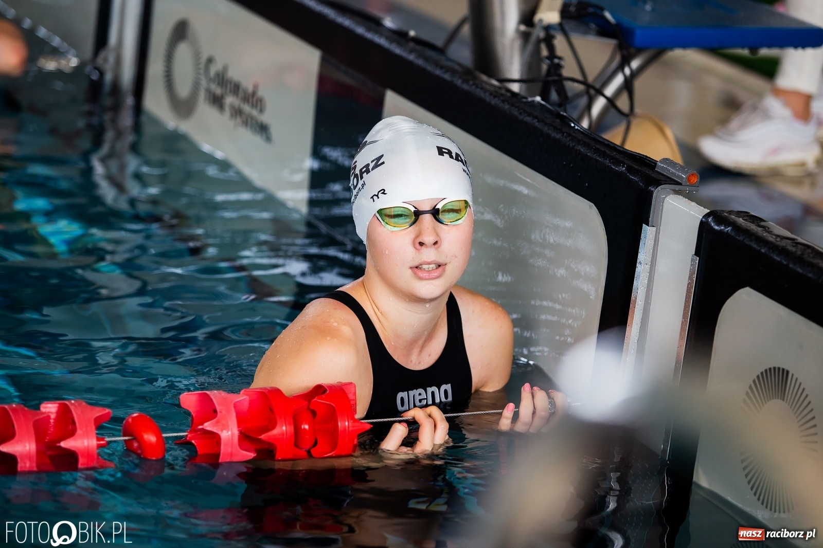 Zdjęcie w galerii na portalu naszraciborz.pl: Międzynarodowe Zawody Pływackie Puchar Sprintu o Puchar Dyrektora ZSOMS wiadomości z regionu