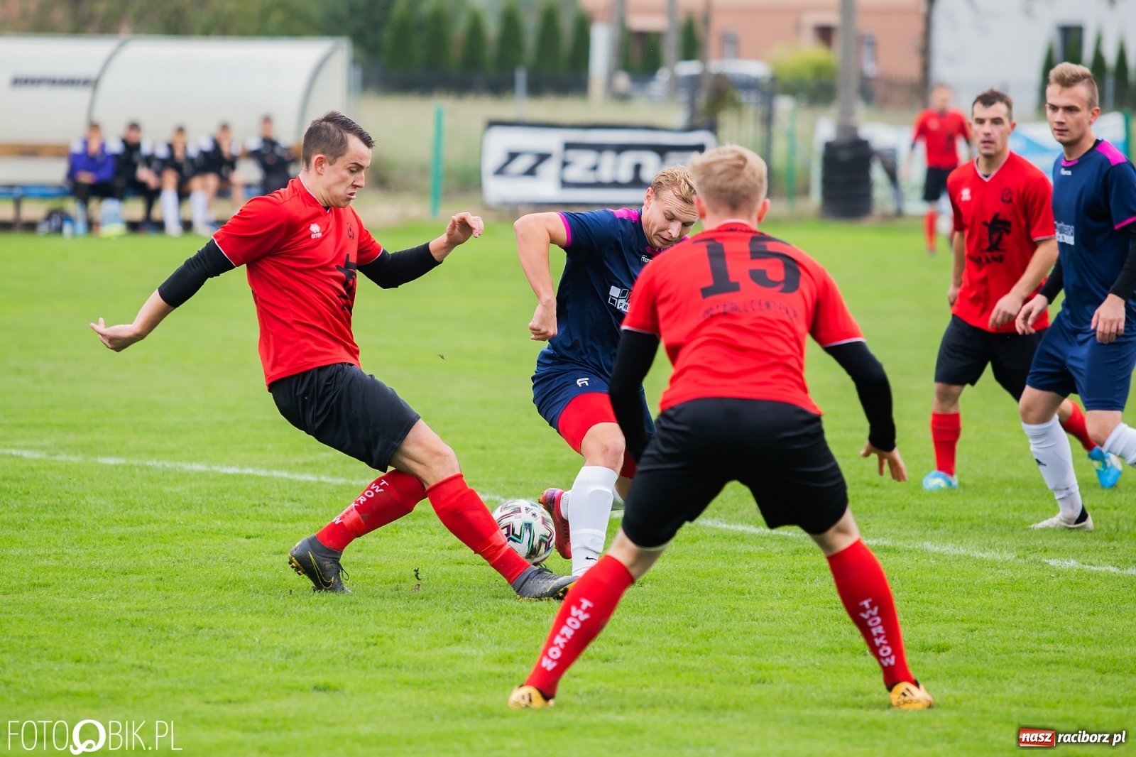 Zdjęcie w galerii na portalu naszraciborz.pl: Klasa okręgowa. Lider bez punktów w derbach gminy [FOTO] wiadomości z regionu