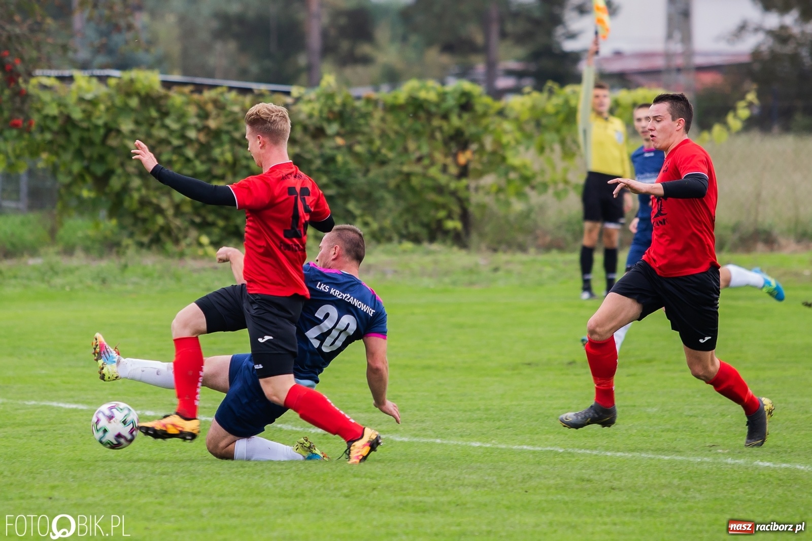 Zdjęcie w galerii na portalu naszraciborz.pl: Klasa okręgowa. Lider bez punktów w derbach gminy [FOTO] wiadomości z regionu