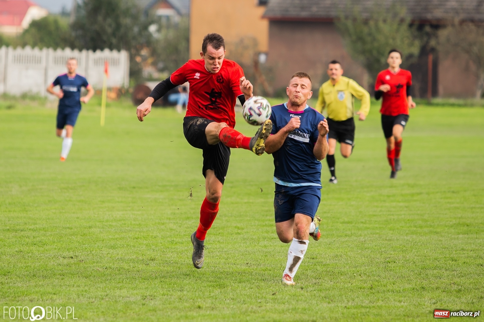 Zdjęcie w galerii na portalu naszraciborz.pl: Klasa okręgowa. Lider bez punktów w derbach gminy [FOTO] wiadomości z regionu