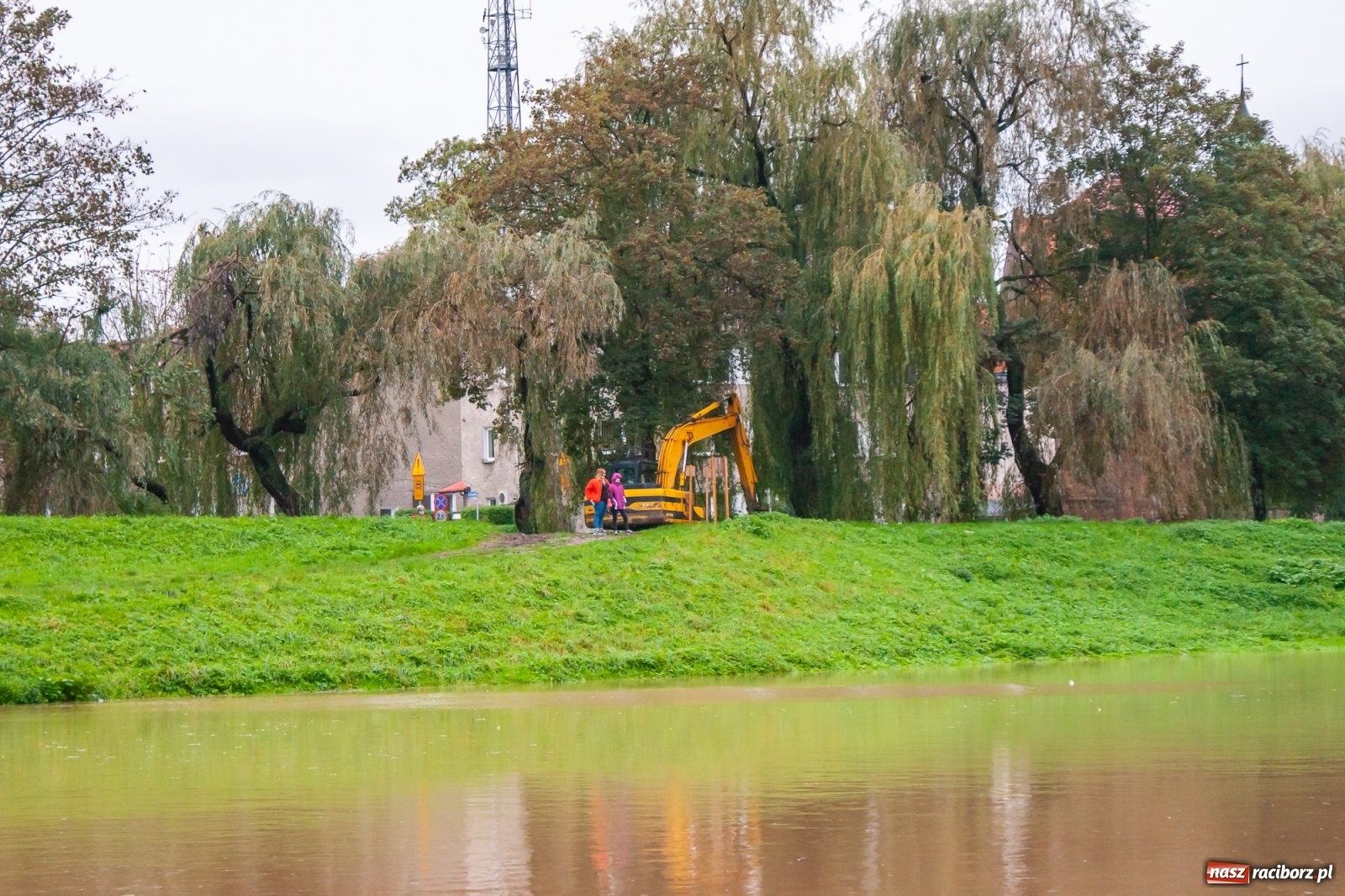 Zdjęcie w galerii na portalu naszraciborz.pl: Sytuacja powodziowa w powiecie raciborskim  wiadomości z regionu