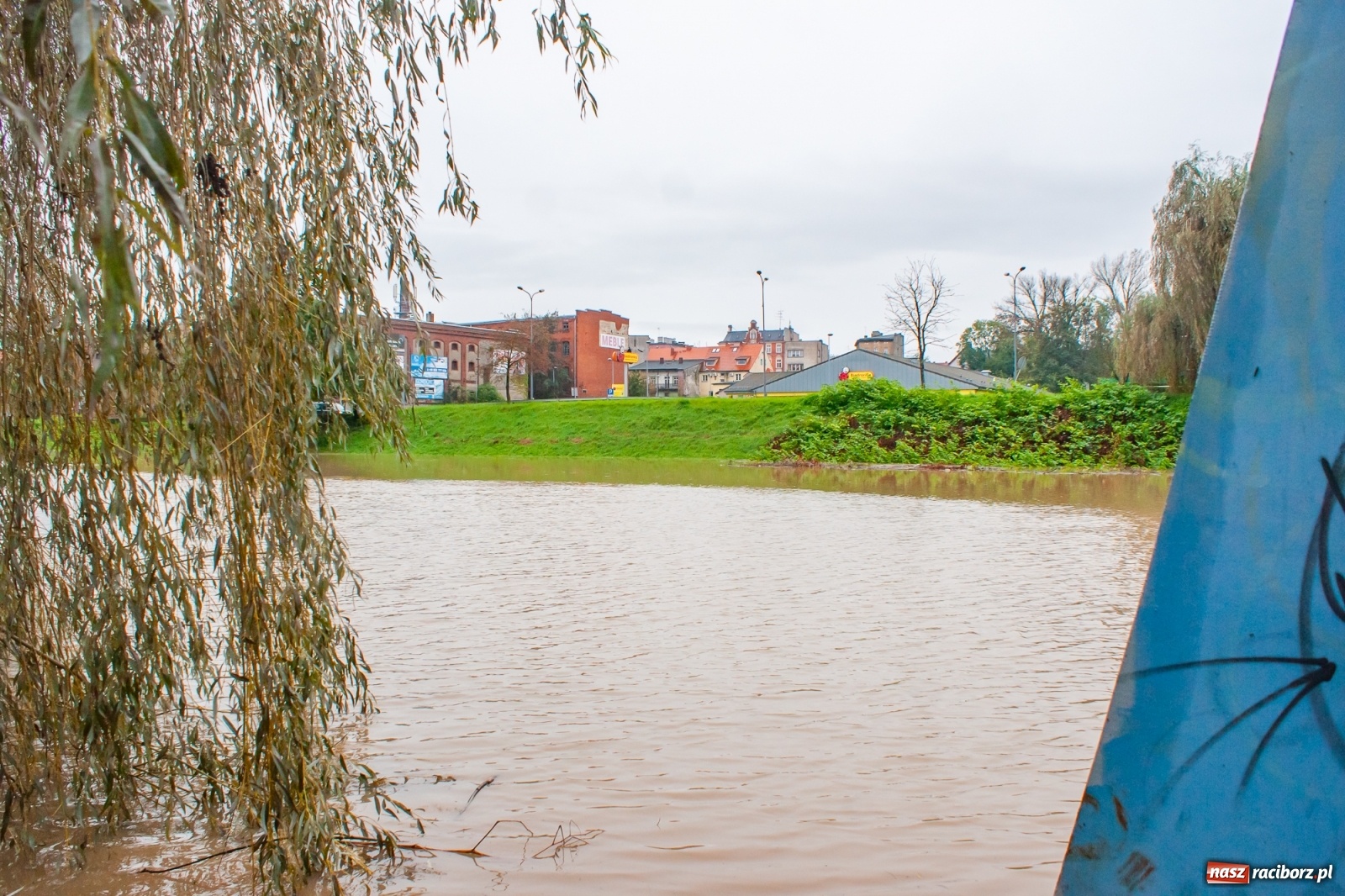 Zdjęcie w galerii na portalu naszraciborz.pl: Sytuacja powodziowa w powiecie raciborskim  wiadomości z regionu