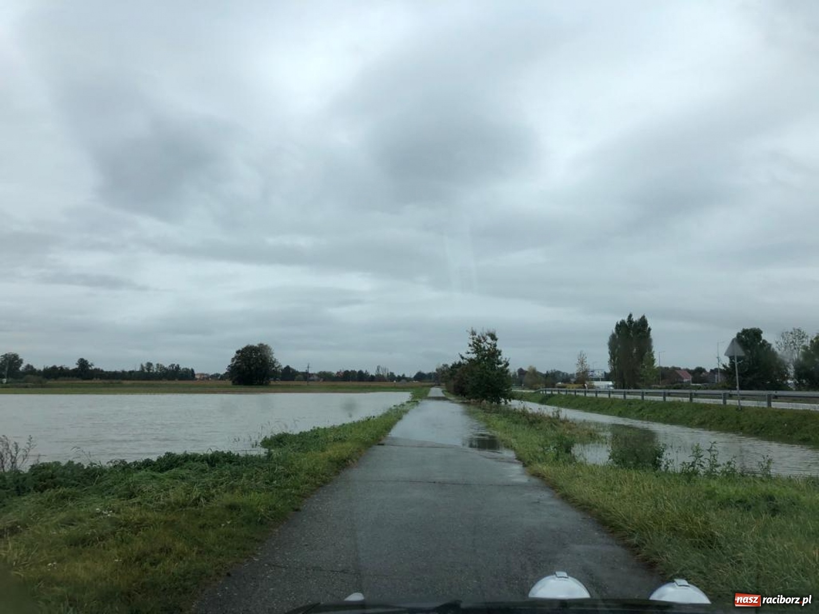 Zdjęcie w galerii na portalu naszraciborz.pl: Sytuacja powodziowa w powiecie raciborskim  wiadomości z regionu
