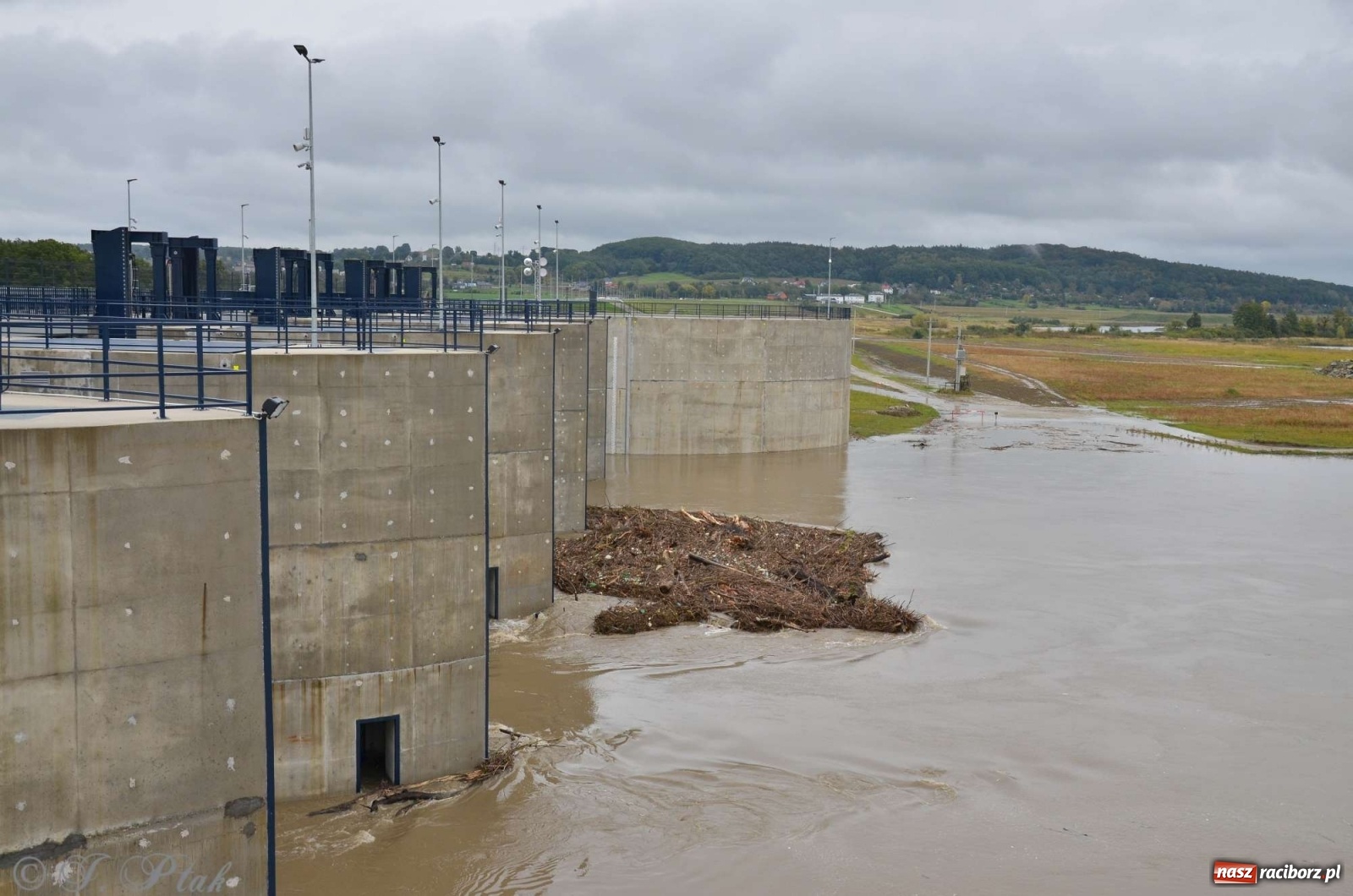 Zdjęcie w galerii na portalu naszraciborz.pl: Zbiornik zacznie piętrzyć wodę w nocy. Decyzja budzi jednak kontrowersje wiadomości z regionu