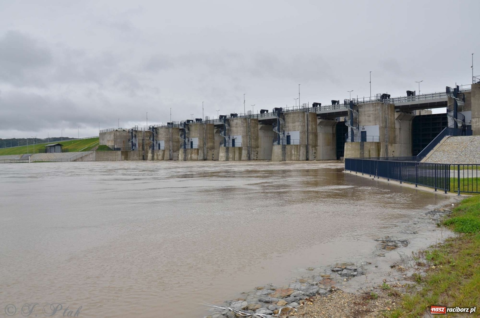Zdjęcie w galerii na portalu naszraciborz.pl: Zbiornik zacznie piętrzyć wodę w nocy. Decyzja budzi jednak kontrowersje wiadomości z regionu