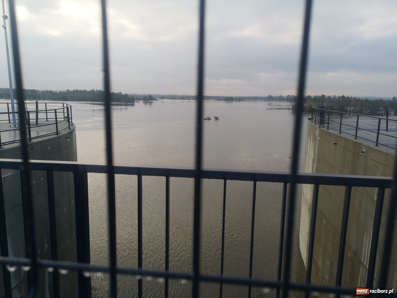 Zdjęcie w galerii na portalu naszraciborz.pl: Zbiornik Racibórz - zdjęcia i film z poranka 15.10.2020  wiadomości z regionu