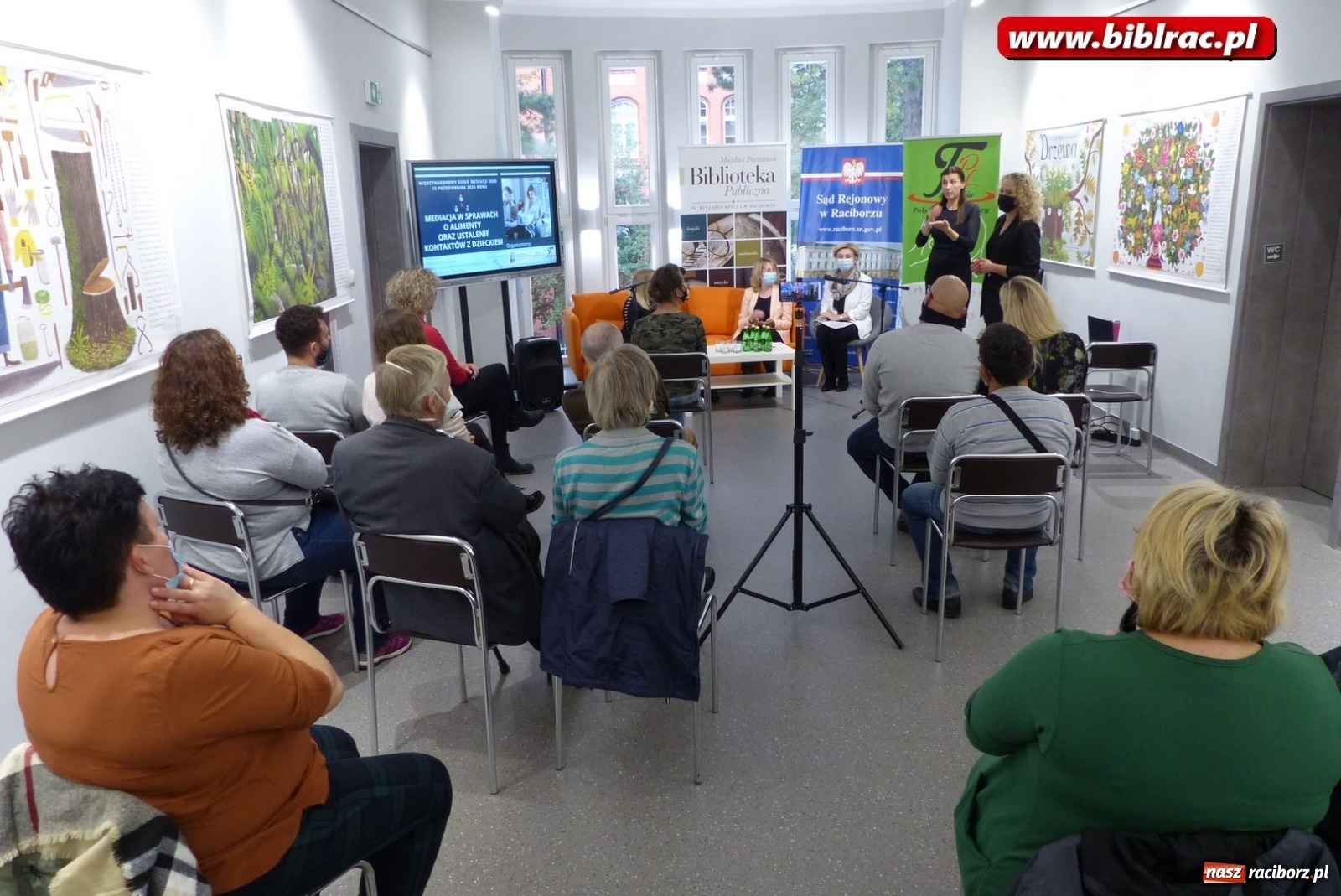 Zdjęcie w galerii na portalu naszraciborz.pl: Napisz sobie wyrok! Międzynarodowy Dzień Mediacji z Sądem i Biblioteką [FOTO i WIDEO] wiadomości z regionu