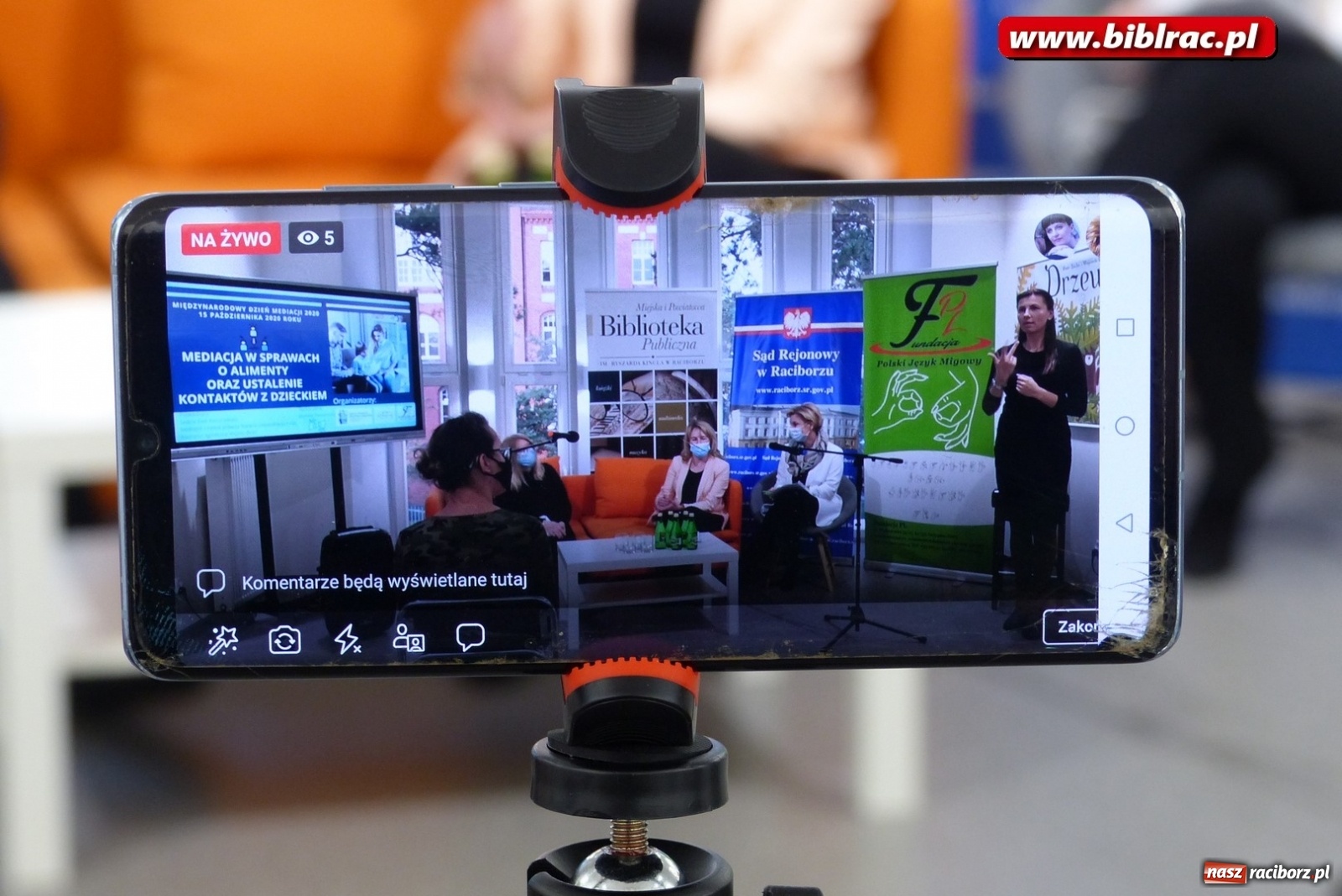 Zdjęcie w galerii na portalu naszraciborz.pl: Napisz sobie wyrok! Międzynarodowy Dzień Mediacji z Sądem i Biblioteką [FOTO i WIDEO] wiadomości z regionu