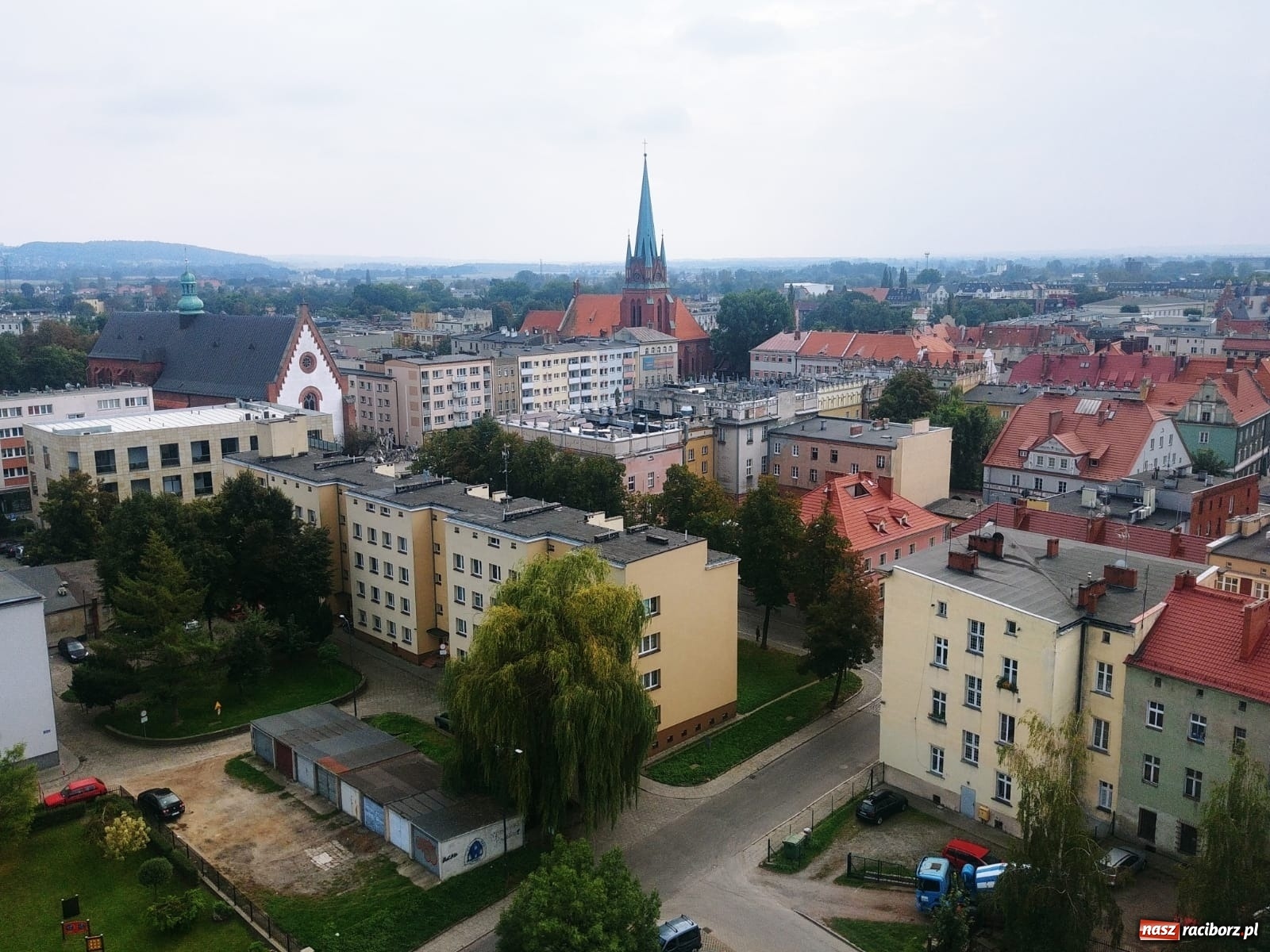 Zdjęcie w galerii na portalu naszraciborz.pl: Takie widoki Raciborza na żywo, 24 h na dobę  wiadomości z regionu