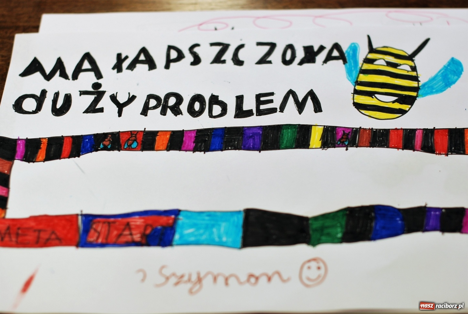 Zdjęcie w galerii na portalu naszraciborz.pl: Mała pszczoła, wielki problem. Warsztaty projektowania w Zawadzie Książęcej wiadomości z regionu