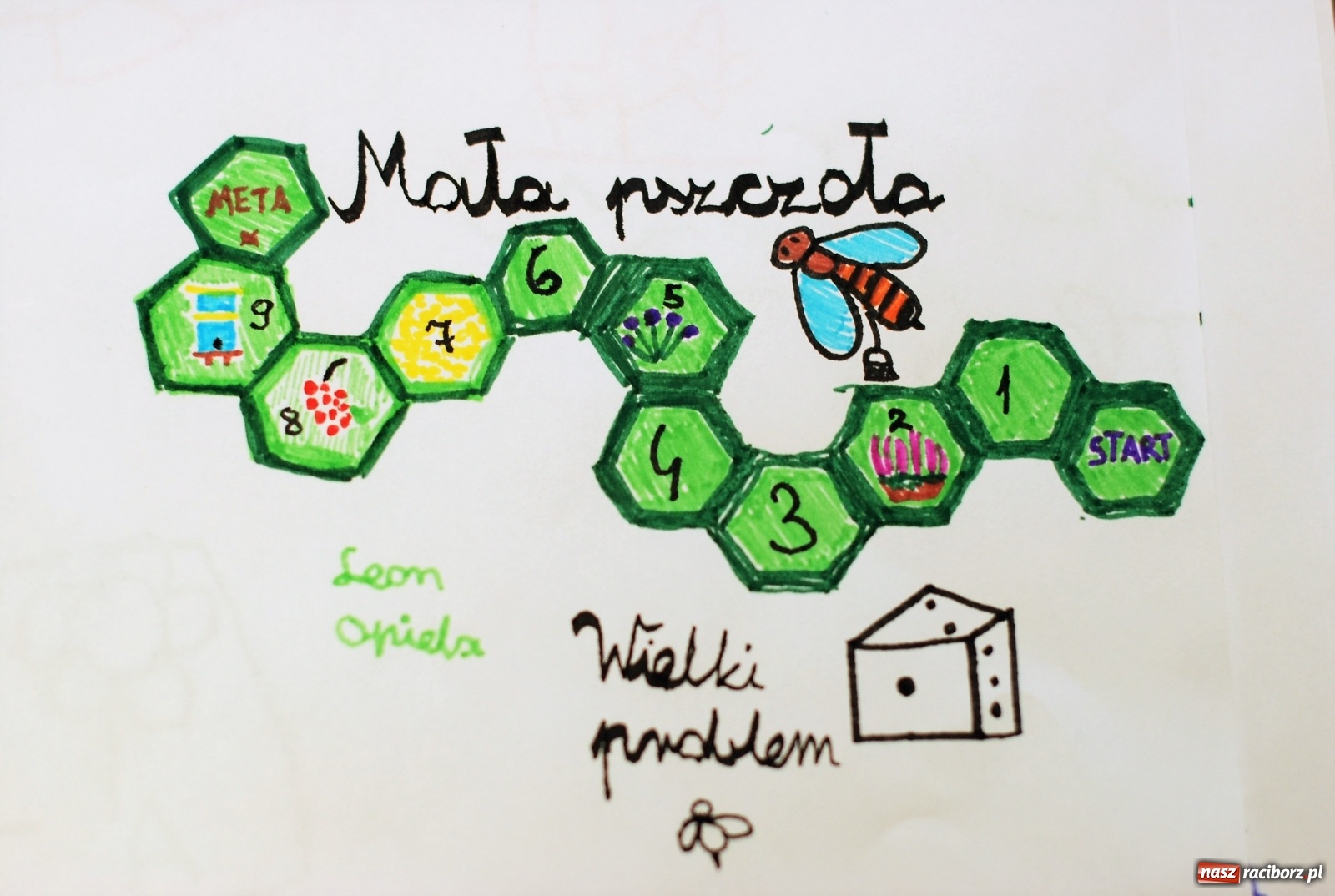 Zdjęcie w galerii na portalu naszraciborz.pl: Mała pszczoła, wielki problem. Warsztaty projektowania w Zawadzie Książęcej wiadomości z regionu