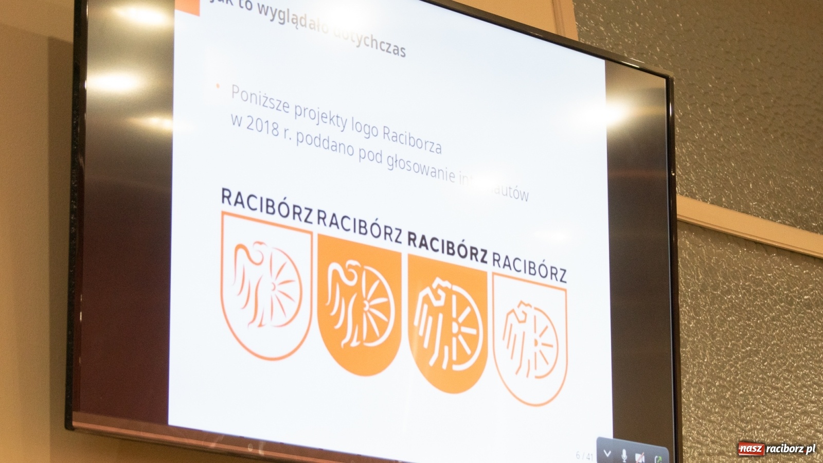 Zdjęcie w galerii na portalu naszraciborz.pl: Racibórz z nowym logo. Radni pochwalili projekt wiadomości z regionu