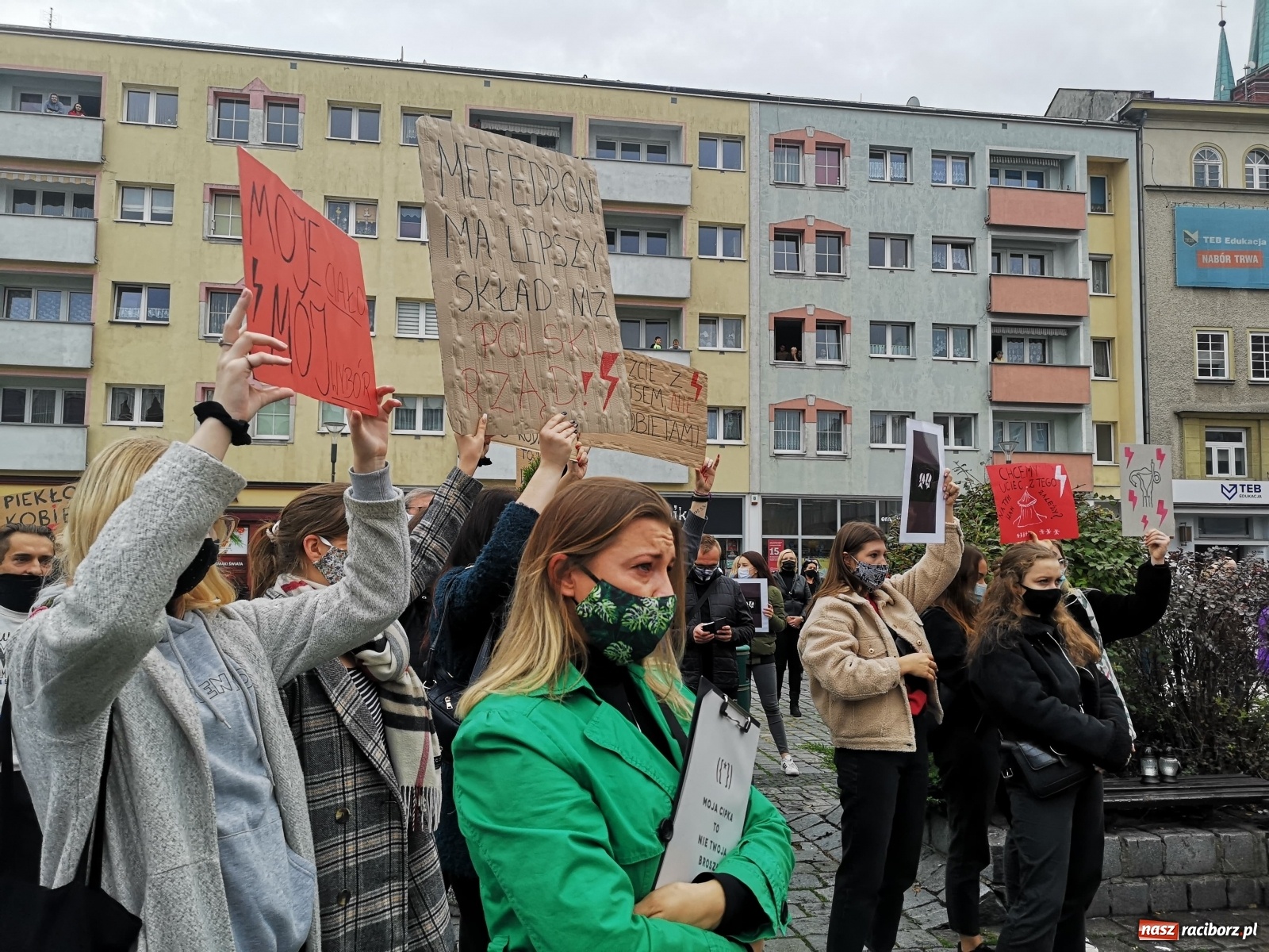 Zdjęcie w galerii na portalu naszraciborz.pl: Kraska: apeluję, by powstrzymać się od gromadzenia się, protesty mogą być bombą biologiczną. Dziś kolejny w Raciborzu  wiadomości z regionu
