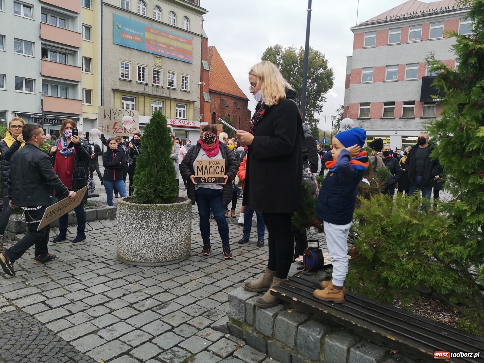 Zdjęcie w galerii na portalu naszraciborz.pl: Kraska: apeluję, by powstrzymać się od gromadzenia się, protesty mogą być bombą biologiczną. Dziś kolejny w Raciborzu  wiadomości z regionu