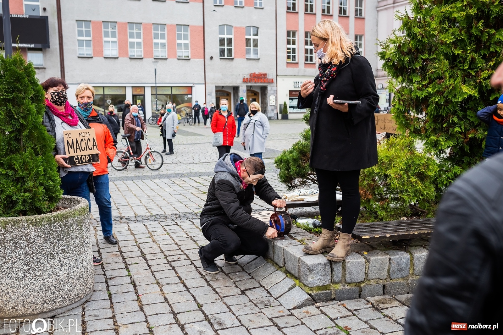 Zdjęcie w galerii na portalu naszraciborz.pl: Kraska: apeluję, by powstrzymać się od gromadzenia się, protesty mogą być bombą biologiczną. Dziś kolejny w Raciborzu  wiadomości z regionu