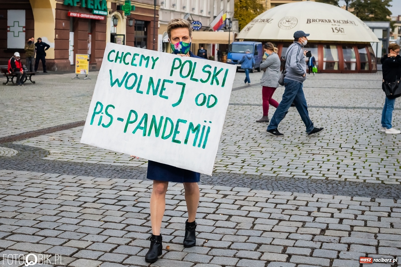 Zdjęcie w galerii na portalu naszraciborz.pl: Kraska: apeluję, by powstrzymać się od gromadzenia się, protesty mogą być bombą biologiczną. Dziś kolejny w Raciborzu  wiadomości z regionu