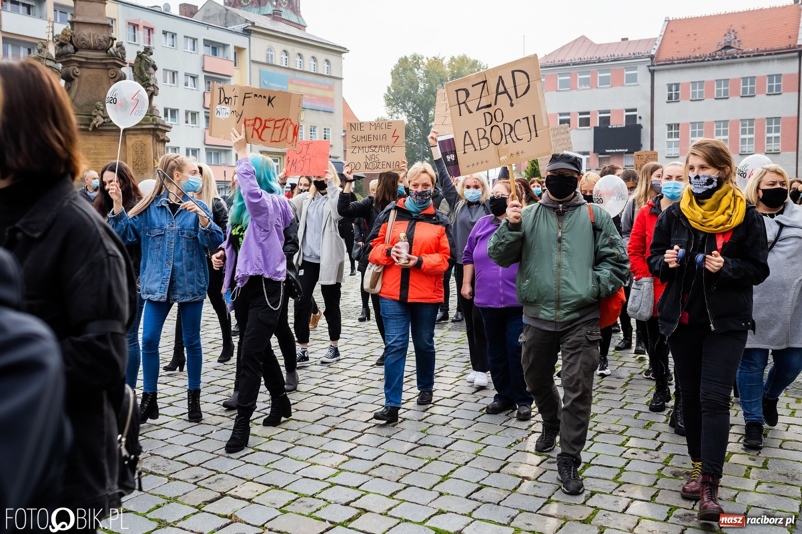 Zdjęcie w galerii na portalu naszraciborz.pl: Kraska: apeluję, by powstrzymać się od gromadzenia się, protesty mogą być bombą biologiczną. Dziś kolejny w Raciborzu  wiadomości z regionu
