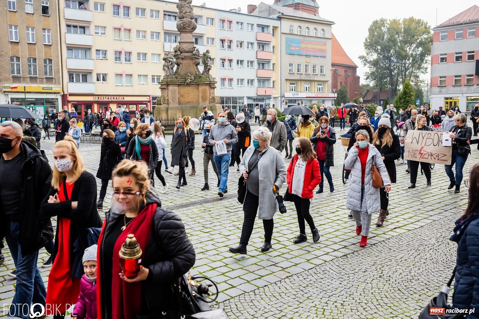 Zdjęcie w galerii na portalu naszraciborz.pl: Kraska: apeluję, by powstrzymać się od gromadzenia się, protesty mogą być bombą biologiczną. Dziś kolejny w Raciborzu  wiadomości z regionu