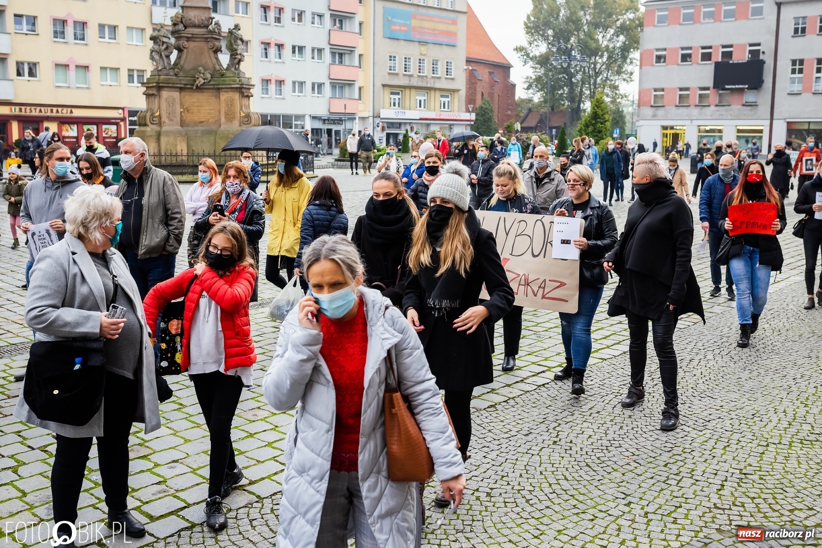 Zdjęcie w galerii na portalu naszraciborz.pl: Kraska: apeluję, by powstrzymać się od gromadzenia się, protesty mogą być bombą biologiczną. Dziś kolejny w Raciborzu  wiadomości z regionu