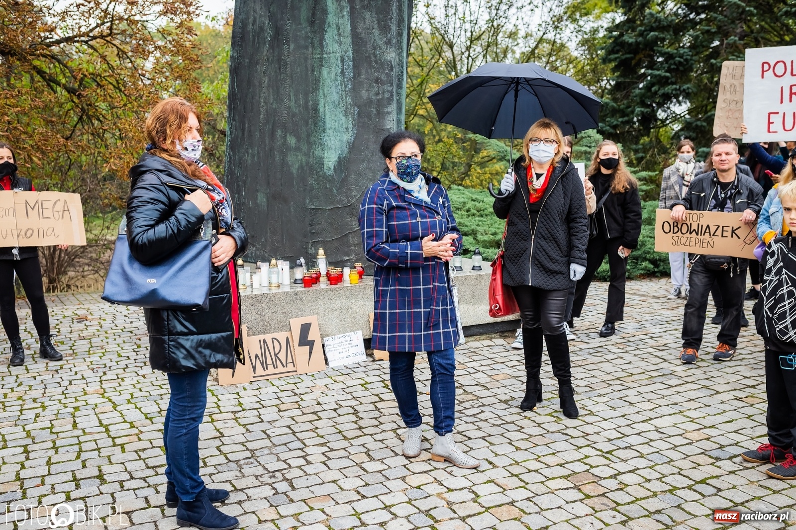 Zdjęcie w galerii na portalu naszraciborz.pl: Kraska: apeluję, by powstrzymać się od gromadzenia się, protesty mogą być bombą biologiczną. Dziś kolejny w Raciborzu  wiadomości z regionu