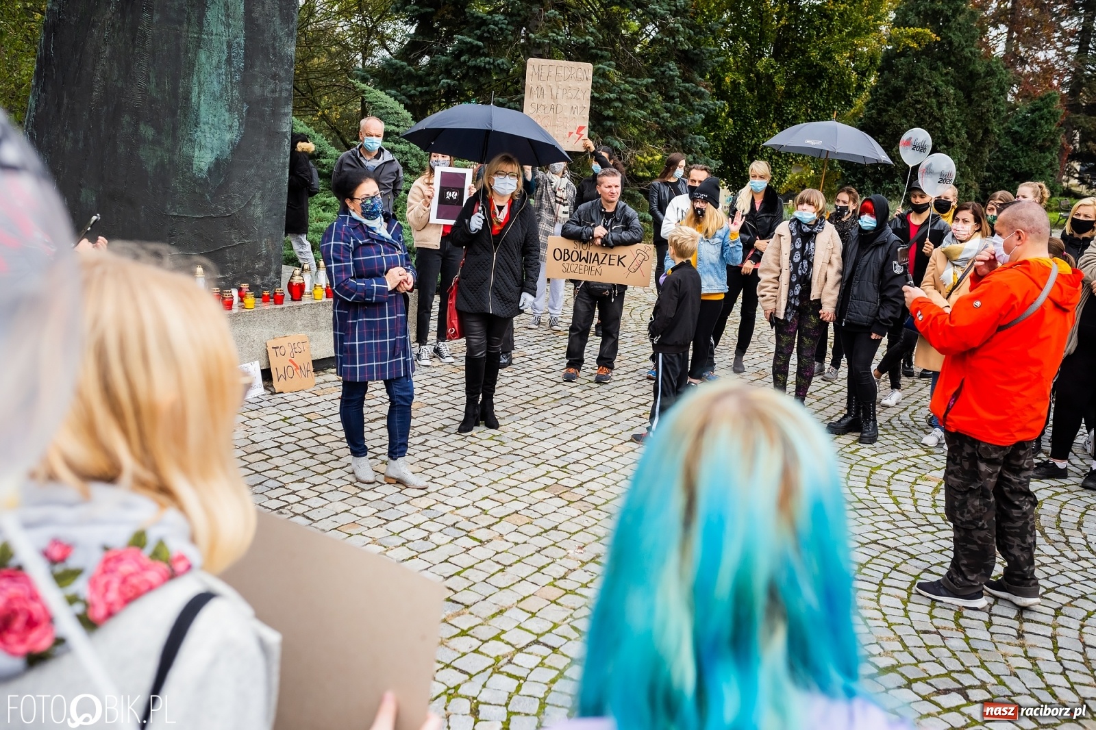 Zdjęcie w galerii na portalu naszraciborz.pl: Kraska: apeluję, by powstrzymać się od gromadzenia się, protesty mogą być bombą biologiczną. Dziś kolejny w Raciborzu  wiadomości z regionu