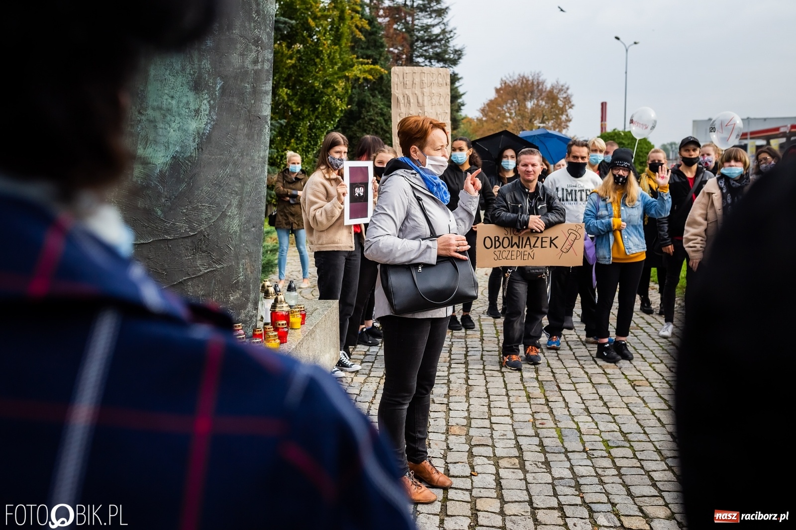 Zdjęcie w galerii na portalu naszraciborz.pl: Kraska: apeluję, by powstrzymać się od gromadzenia się, protesty mogą być bombą biologiczną. Dziś kolejny w Raciborzu  wiadomości z regionu