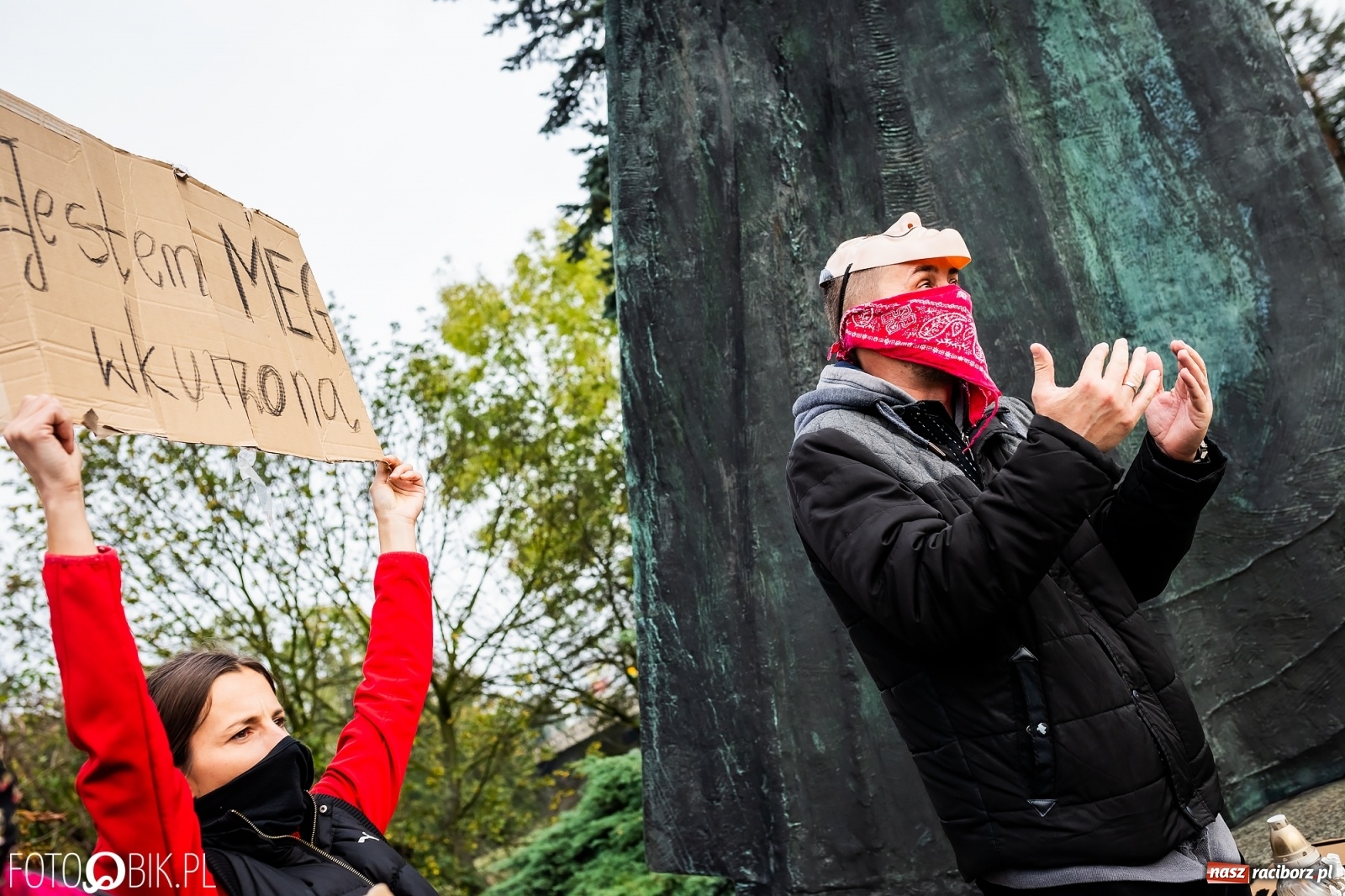 Zdjęcie w galerii na portalu naszraciborz.pl: Kraska: apeluję, by powstrzymać się od gromadzenia się, protesty mogą być bombą biologiczną. Dziś kolejny w Raciborzu  wiadomości z regionu