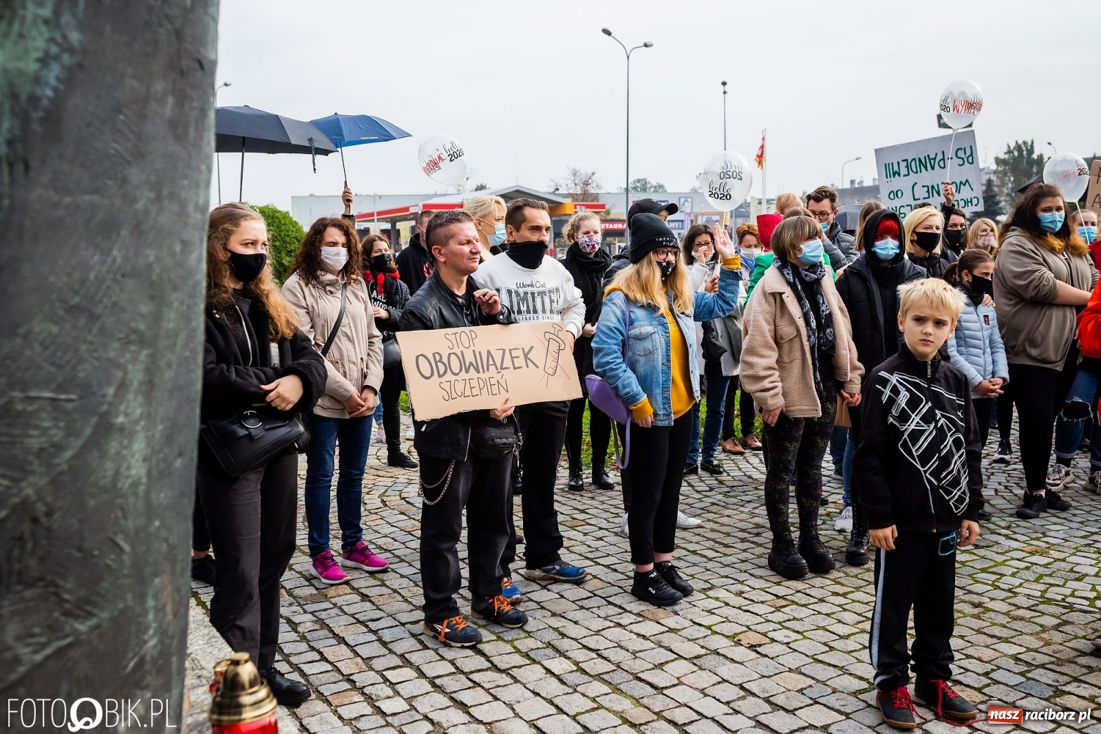 Zdjęcie w galerii na portalu naszraciborz.pl: Kraska: apeluję, by powstrzymać się od gromadzenia się, protesty mogą być bombą biologiczną. Dziś kolejny w Raciborzu  wiadomości z regionu
