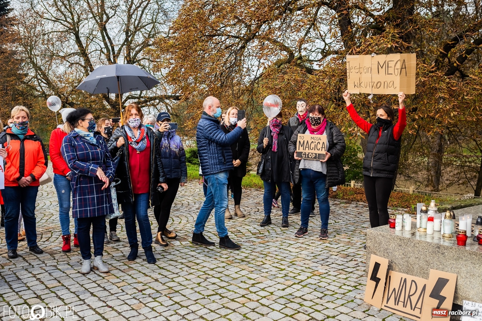 Zdjęcie w galerii na portalu naszraciborz.pl: Kraska: apeluję, by powstrzymać się od gromadzenia się, protesty mogą być bombą biologiczną. Dziś kolejny w Raciborzu  wiadomości z regionu