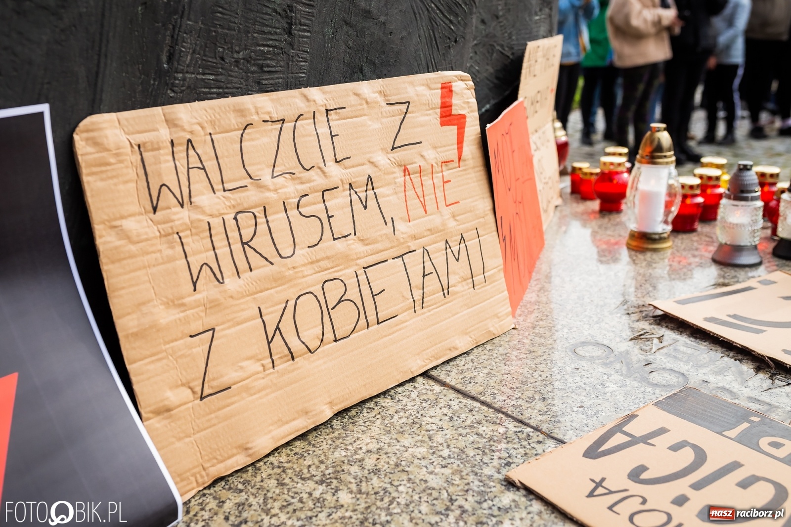 Zdjęcie w galerii na portalu naszraciborz.pl: Kraska: apeluję, by powstrzymać się od gromadzenia się, protesty mogą być bombą biologiczną. Dziś kolejny w Raciborzu  wiadomości z regionu