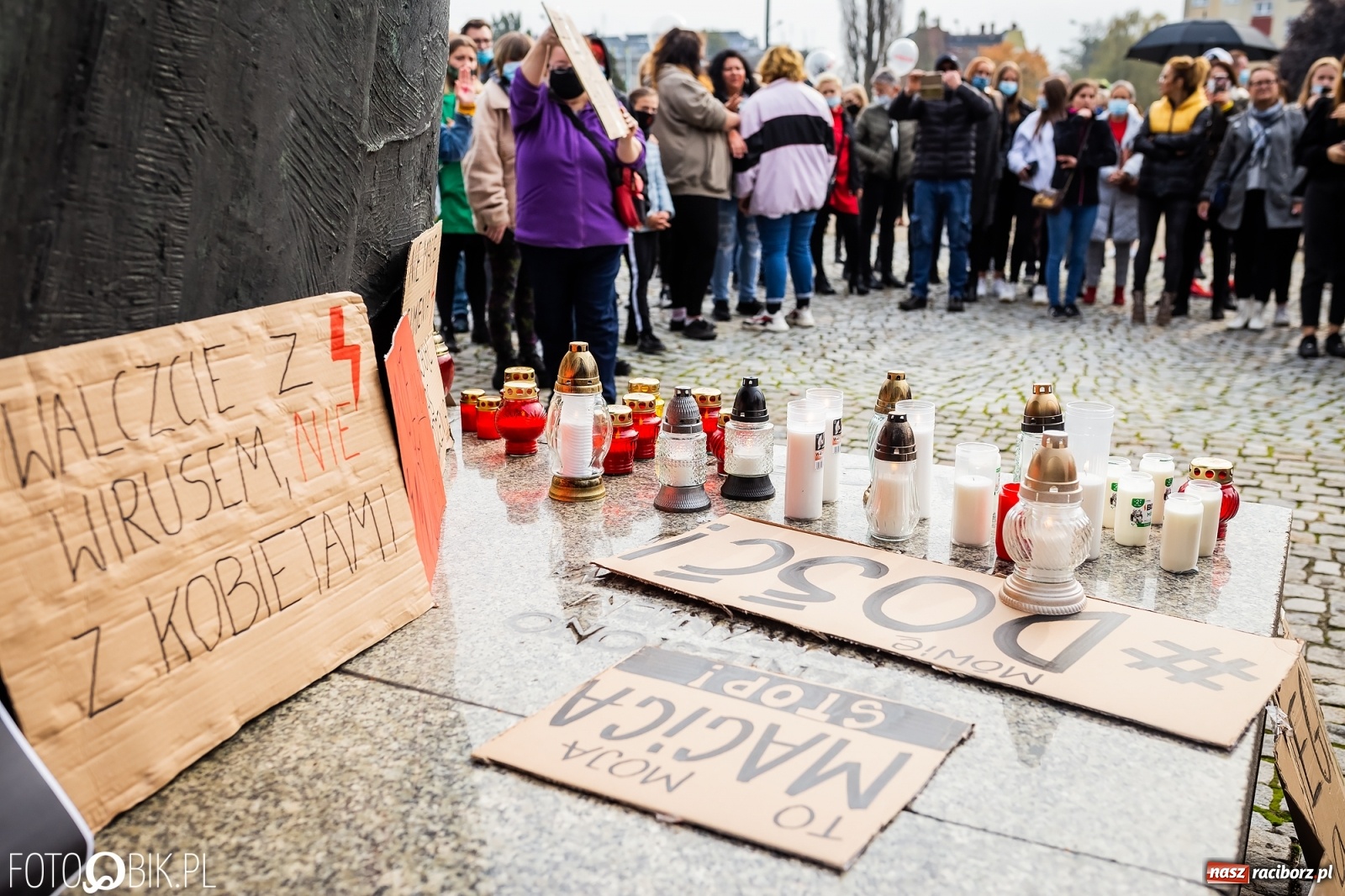 Zdjęcie w galerii na portalu naszraciborz.pl: Kraska: apeluję, by powstrzymać się od gromadzenia się, protesty mogą być bombą biologiczną. Dziś kolejny w Raciborzu  wiadomości z regionu