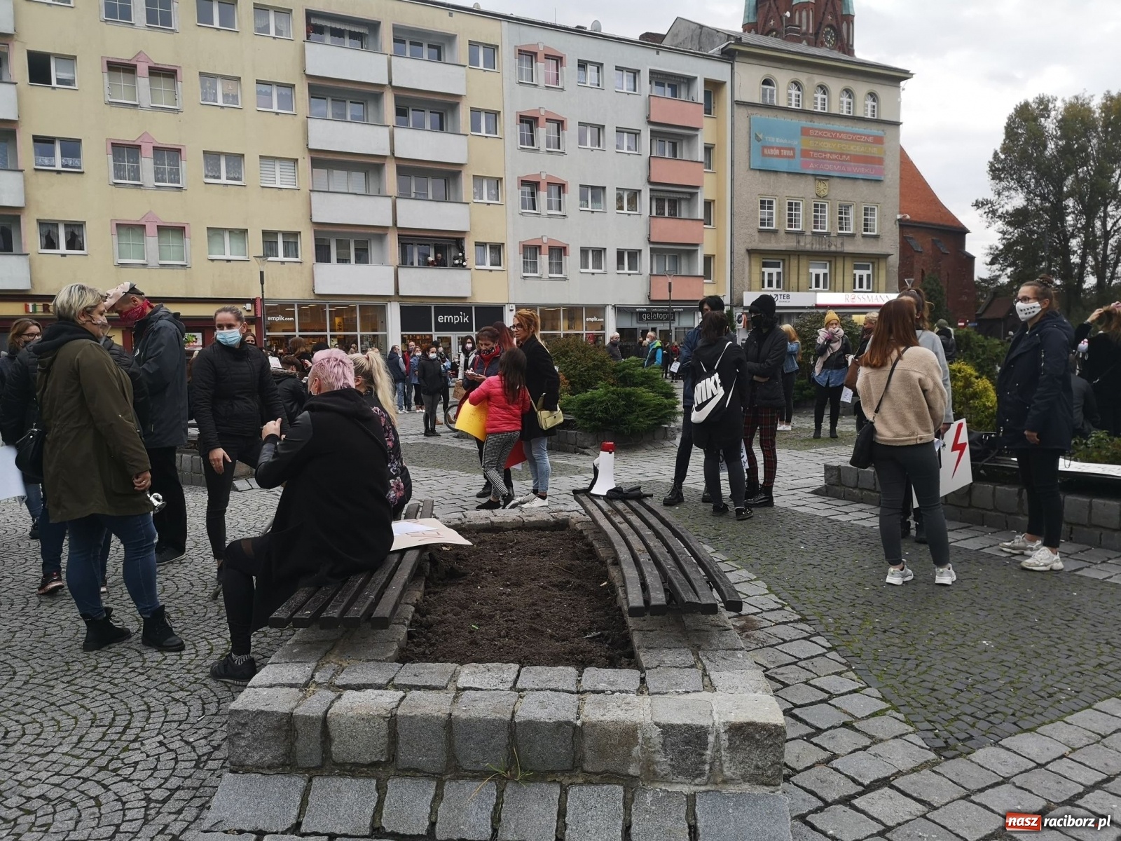 Zdjęcie w galerii na portalu naszraciborz.pl: Zakaz aborcji. Racibórz znów protestuje [WIDEO] wiadomości z regionu
