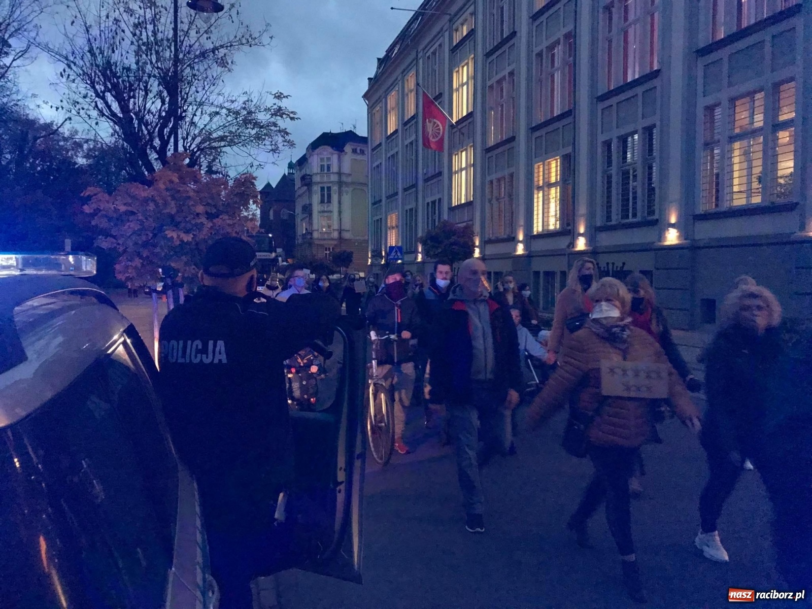 Zdjęcie w galerii na portalu naszraciborz.pl: Zakaz aborcji. Racibórz znów protestuje [WIDEO] wiadomości z regionu