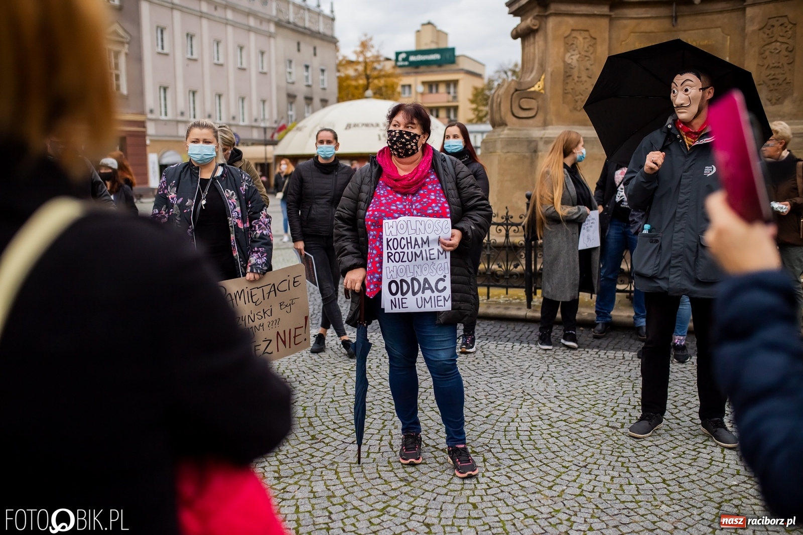 Zdjęcie w galerii na portalu naszraciborz.pl: Zakaz aborcji. Racibórz znów protestuje [WIDEO] wiadomości z regionu