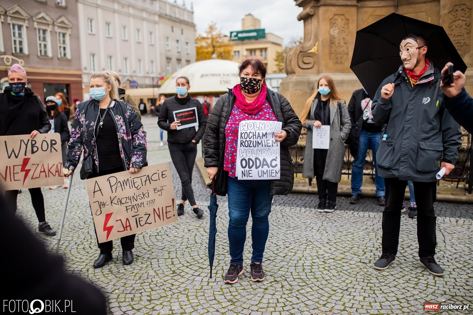 Zdjęcie w galerii na portalu naszraciborz.pl: Zakaz aborcji. Racibórz znów protestuje [WIDEO] wiadomości z regionu