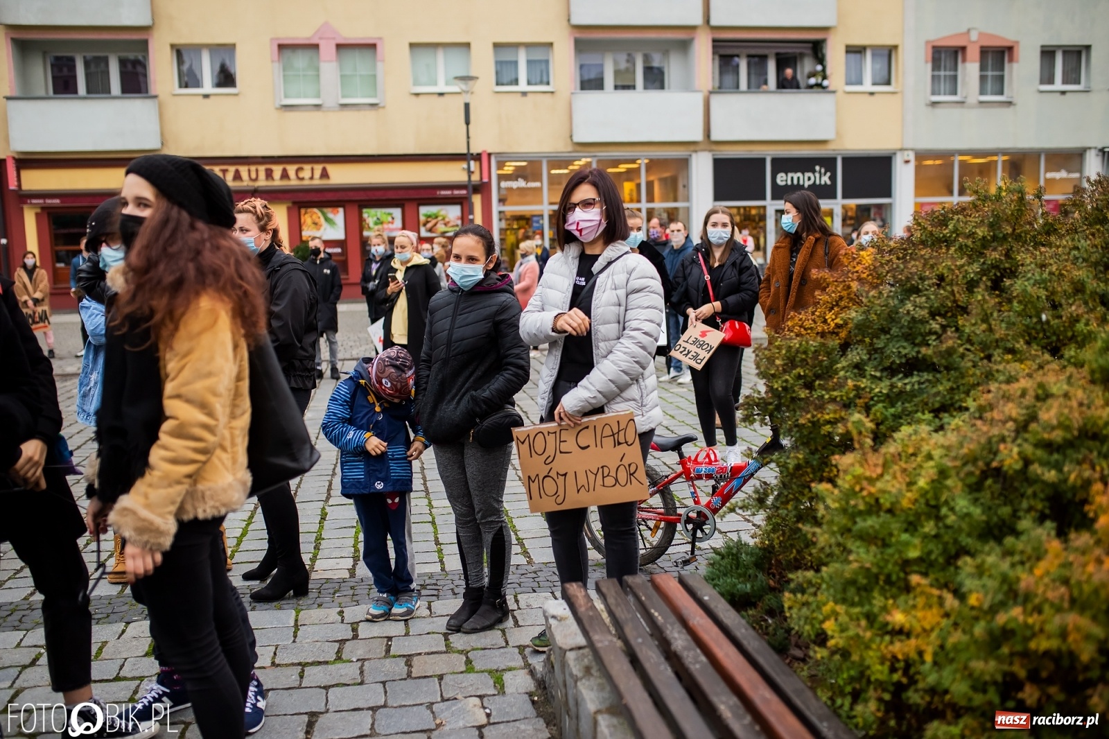 Zdjęcie w galerii na portalu naszraciborz.pl: Zakaz aborcji. Racibórz znów protestuje [WIDEO] wiadomości z regionu