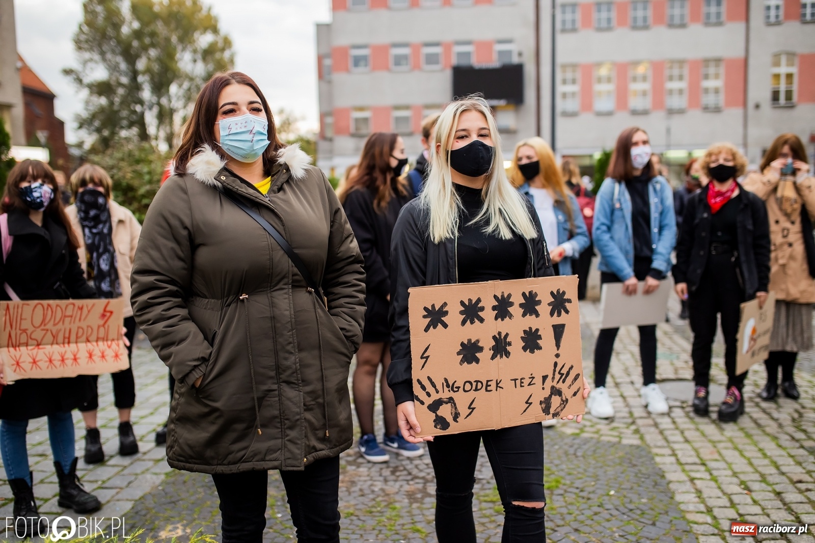 Zdjęcie w galerii na portalu naszraciborz.pl: Zakaz aborcji. Racibórz znów protestuje [WIDEO] wiadomości z regionu