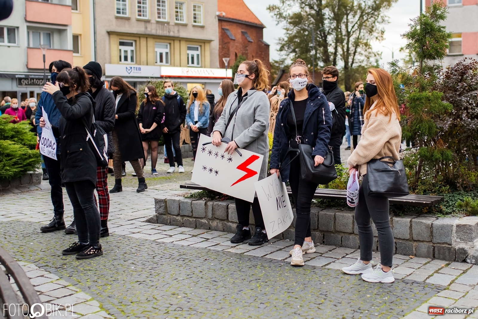Zdjęcie w galerii na portalu naszraciborz.pl: Zakaz aborcji. Racibórz znów protestuje [WIDEO] wiadomości z regionu