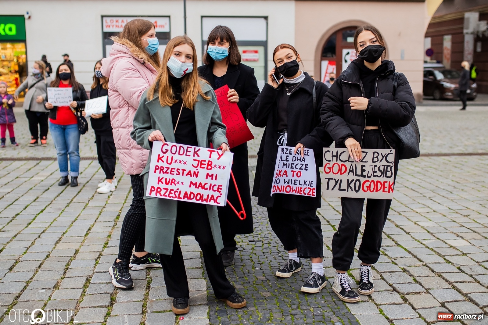 Zdjęcie w galerii na portalu naszraciborz.pl: Zakaz aborcji. Racibórz znów protestuje [WIDEO] wiadomości z regionu