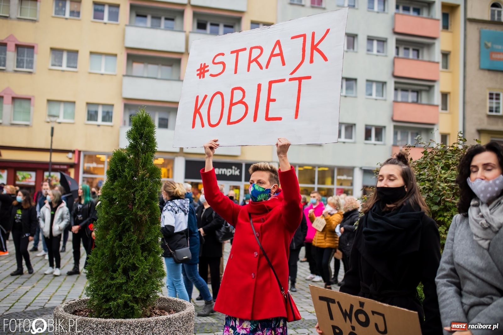 Zdjęcie w galerii na portalu naszraciborz.pl: Zakaz aborcji. Racibórz znów protestuje [WIDEO] wiadomości z regionu