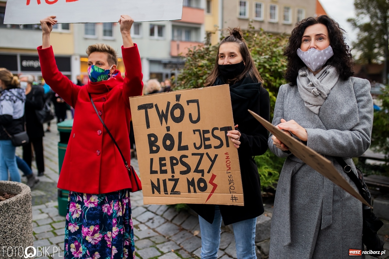 Zdjęcie w galerii na portalu naszraciborz.pl: Zakaz aborcji. Racibórz znów protestuje [WIDEO] wiadomości z regionu
