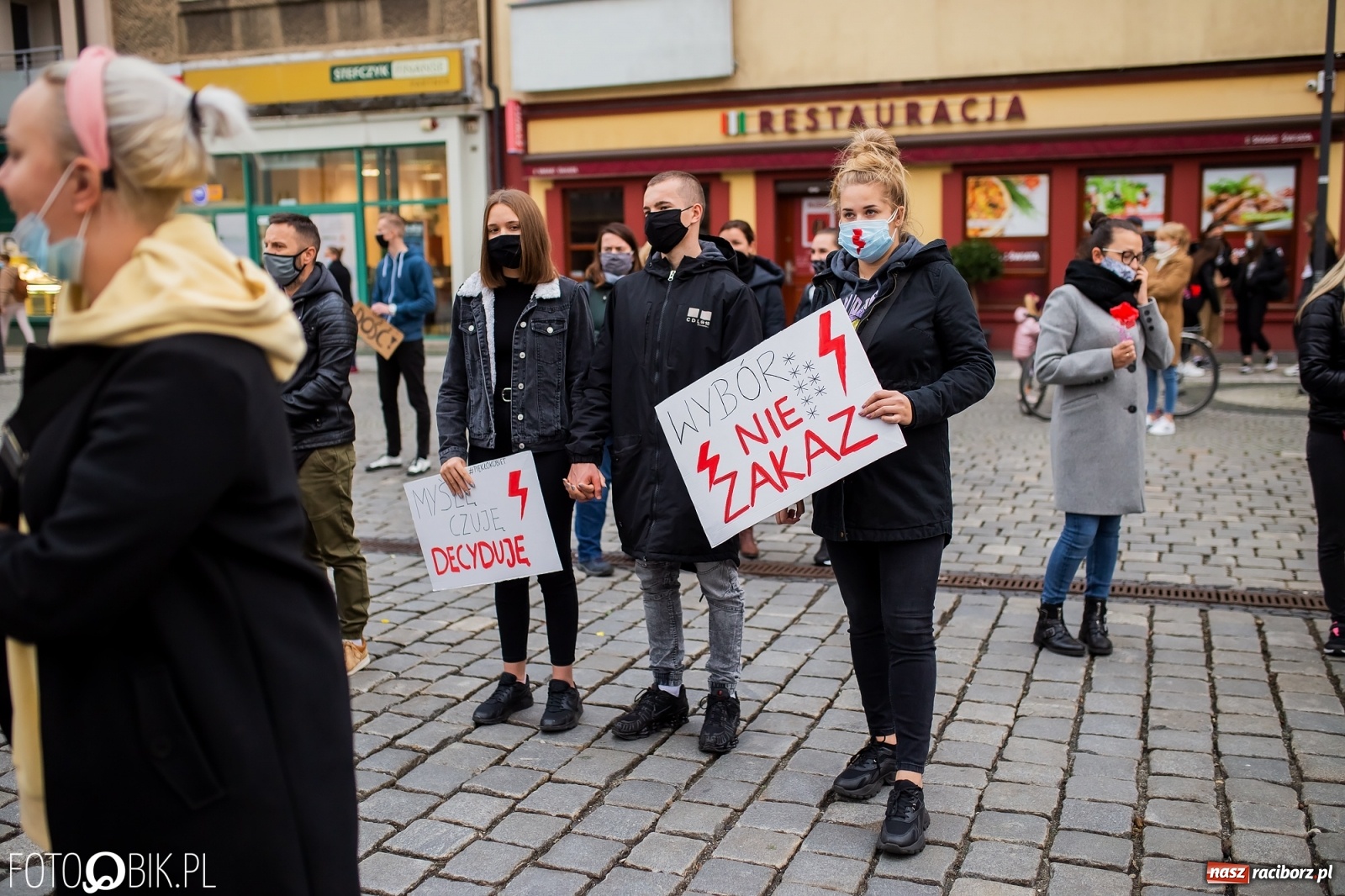 Zdjęcie w galerii na portalu naszraciborz.pl: Zakaz aborcji. Racibórz znów protestuje [WIDEO] wiadomości z regionu