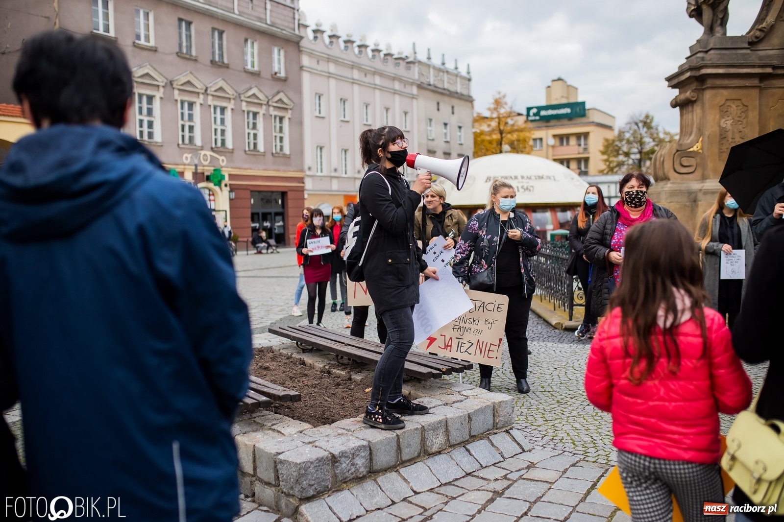 Zdjęcie w galerii na portalu naszraciborz.pl: Zakaz aborcji. Racibórz znów protestuje [WIDEO] wiadomości z regionu