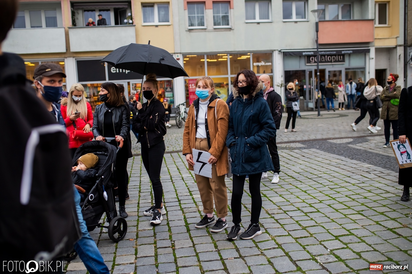 Zdjęcie w galerii na portalu naszraciborz.pl: Zakaz aborcji. Racibórz znów protestuje [WIDEO] wiadomości z regionu